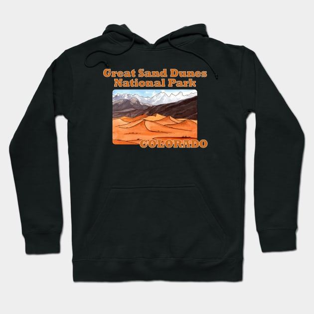 Great Sand Dunes National Park, Colorado Hoodie by MMcBuck